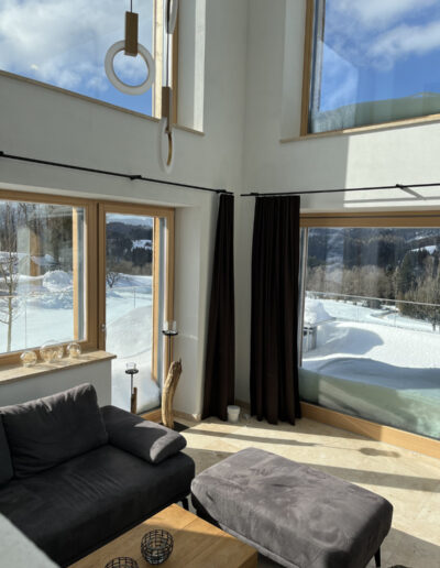 Panoramafenster Winter